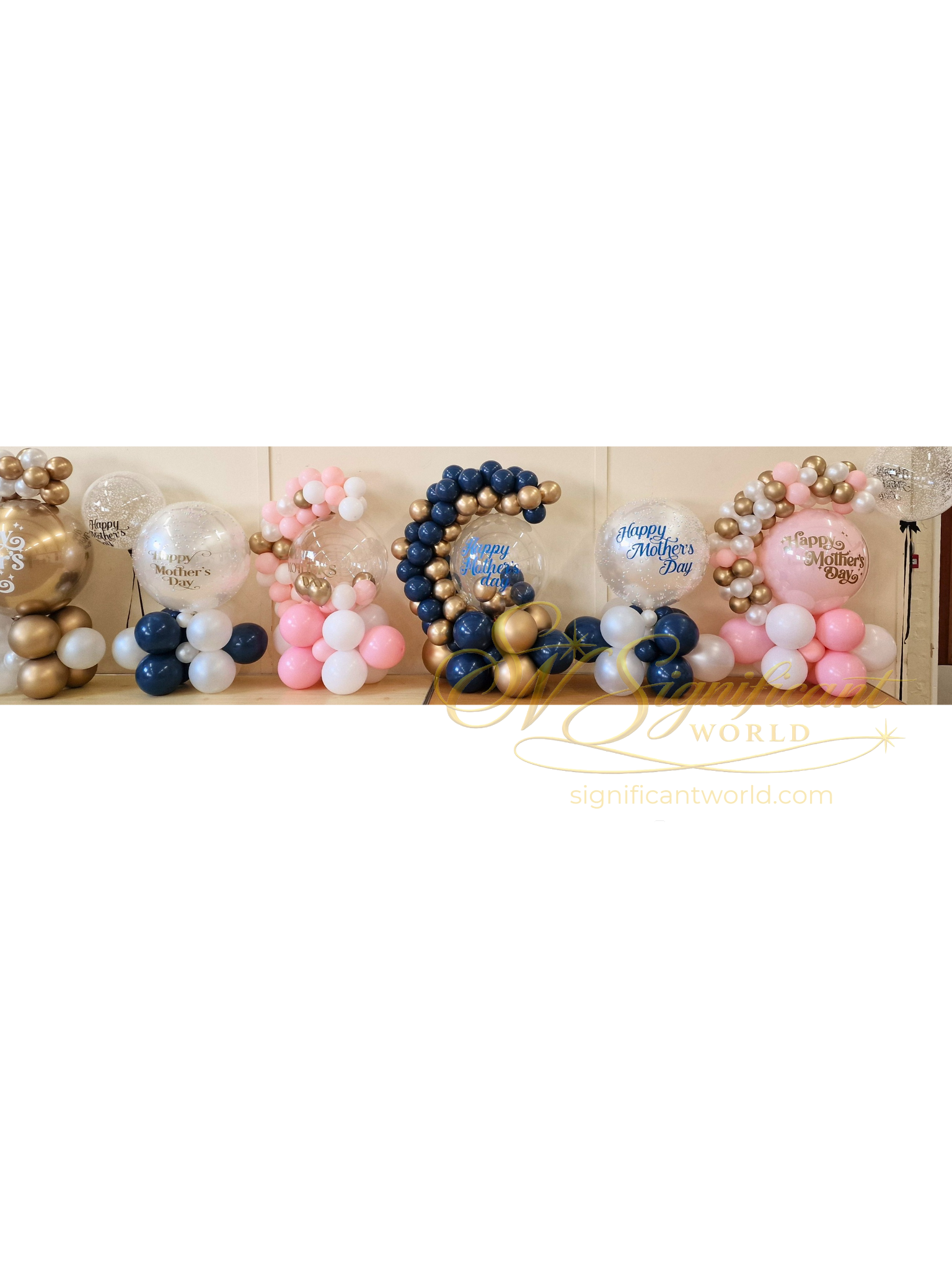 Luxury Mothers Day bubble balloon gift by Significant World Northamptonshire